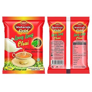 Maharaja Gold CTC W Long Leaf Chai - 100gm Pouch